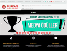 Tablet Screenshot of furkanvakfi.net